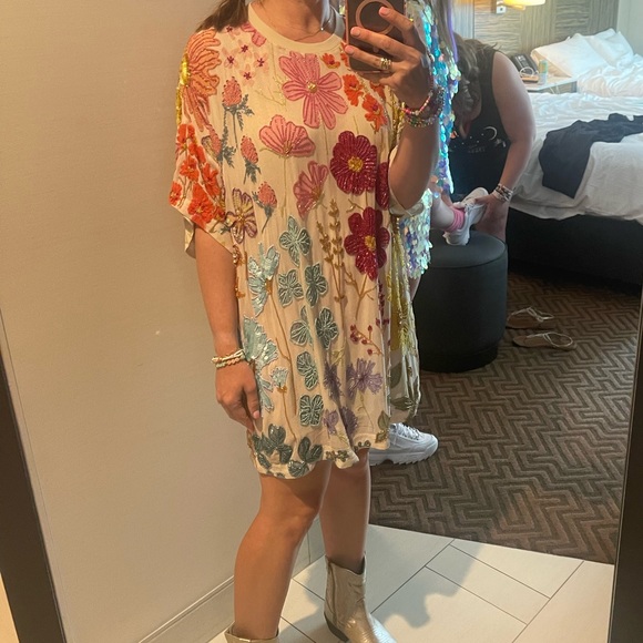 Free People Mini Jeweled Dress - Picture 3 of 9